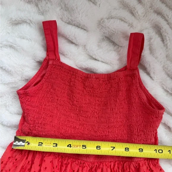 Japna Red Sleeveless Spaghetti Strap Sundress - Picture 5 of 6